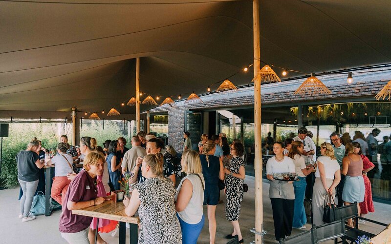 Bedrijfsborrel bij Het Houtse Meer