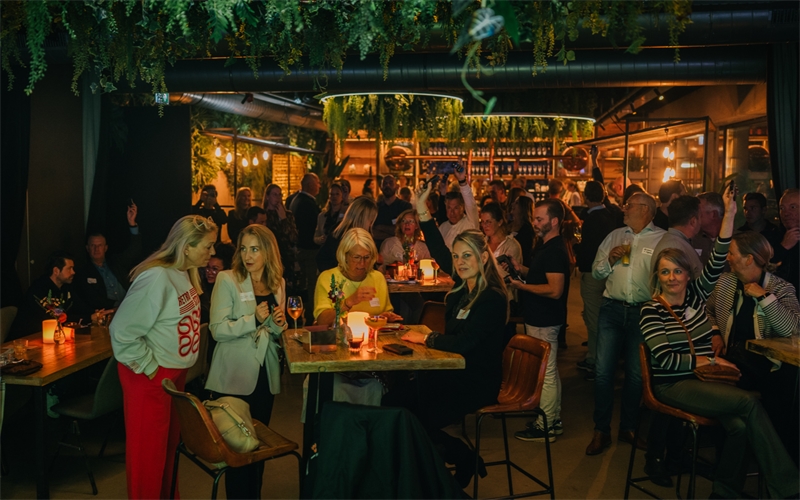 Bedrijfsborrel bij Het Houtse Meer